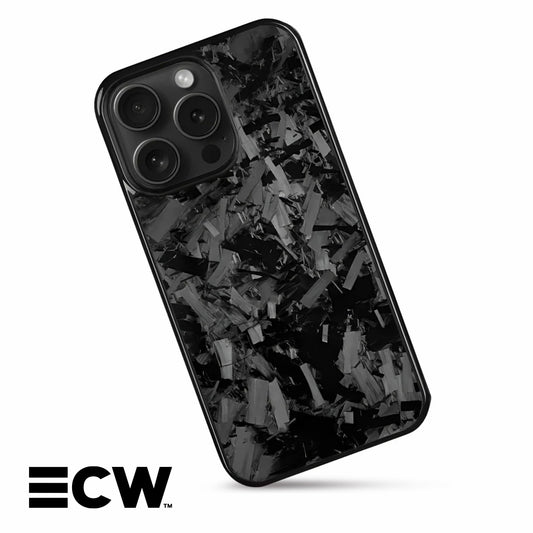 iPhone | Large Forged Carbon Fiber Case | Black