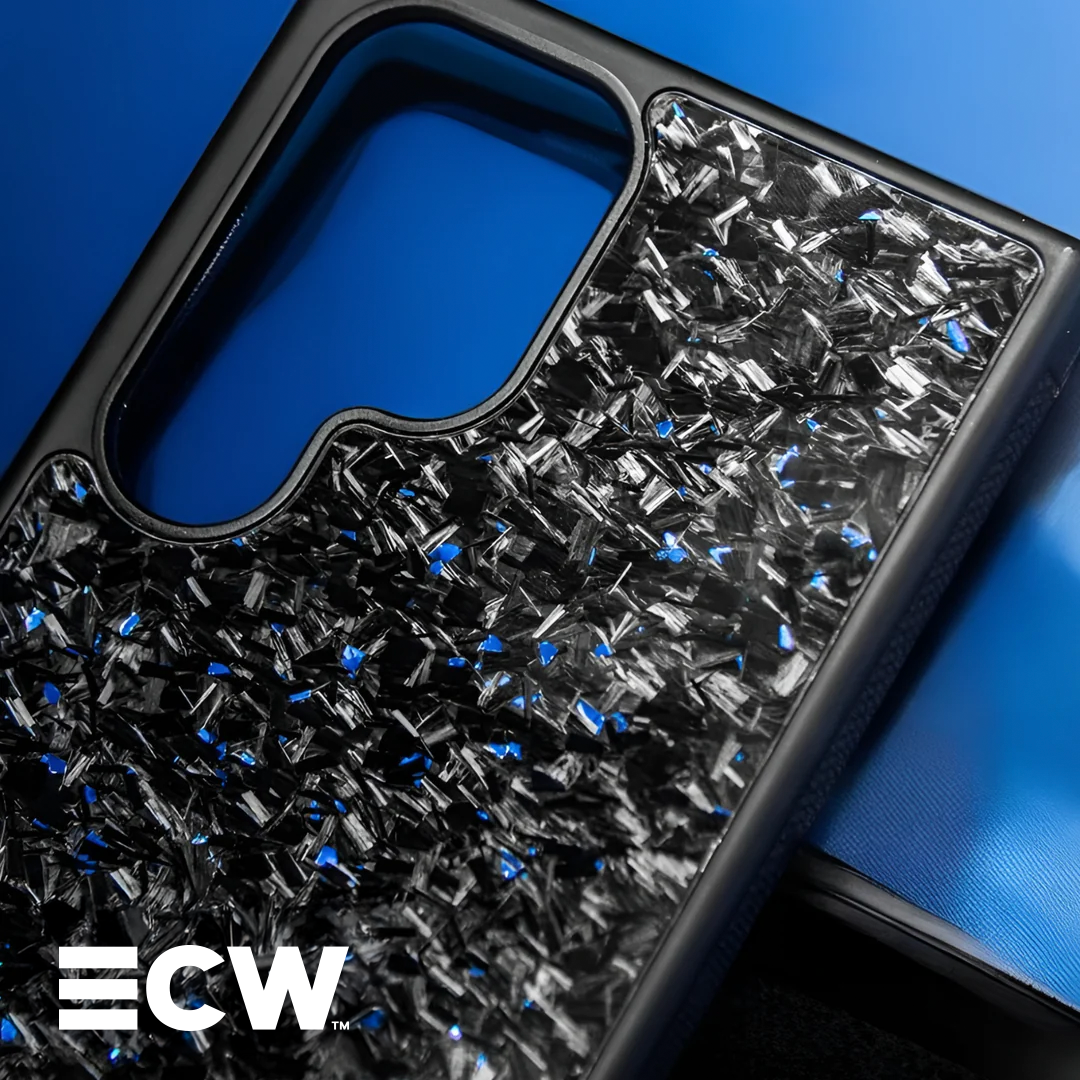 Samsung Galaxy S-Models Forged Carbon Fiber Case | Blue