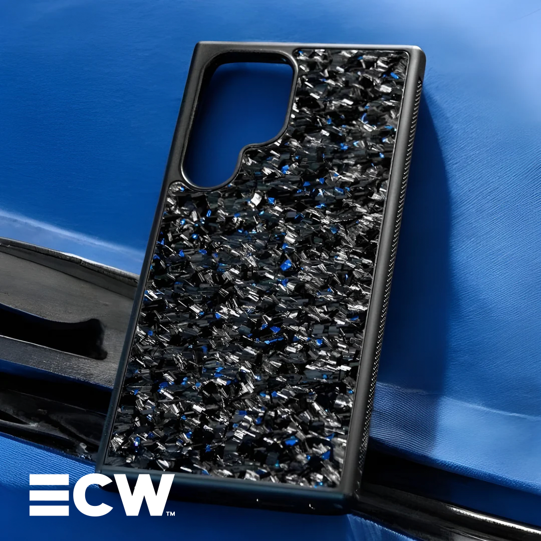 Samsung Galaxy S-Models Forged Carbon Fiber Case | Blue