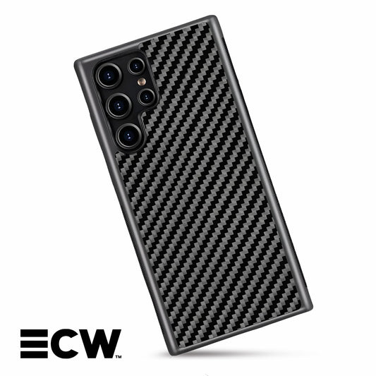 Samsung Galaxy S-Models Woven Carbon Fiber Case | Black