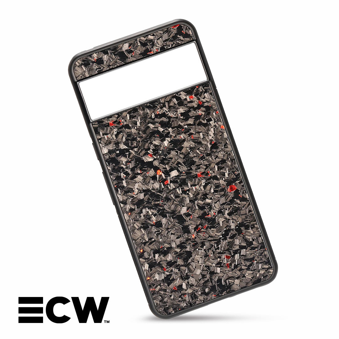 Google Pixel Forged Carbon Fiber Case | Red