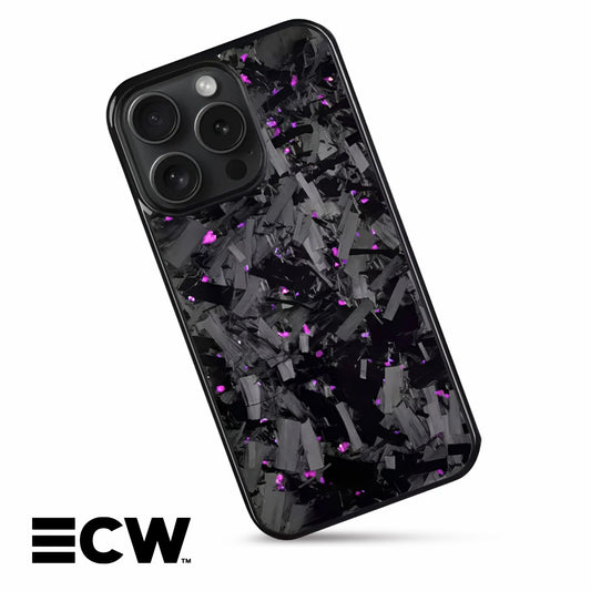 iPhone | Large Forged Carbon Fiber Case | Purple