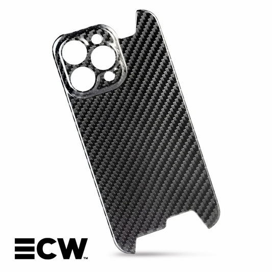 iPhone Premium Full Woven Carbon Fiber Case | Black