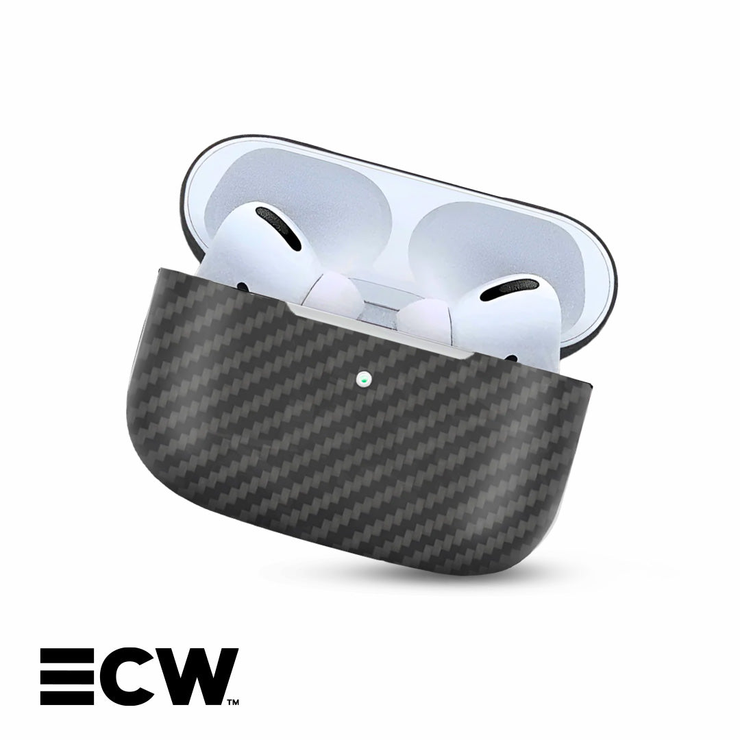 AirPods Premium Woven Carbon Fiber Case | Black